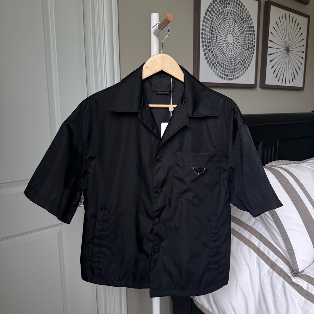 Prada Re-Nylon Short-Sleeved Shirt - Picture 4 of 9